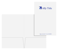 Ally Title (Stack of Two Front and Inside View)