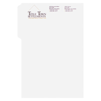 Title Town Settlements (Back View)