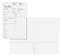 Title Town Settlements (Stack of Two Front and Inside View)