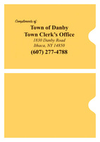 Town of Danby (Back Flat View)