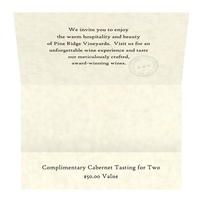 Pine Ridge Vineyards (Inside Open View)