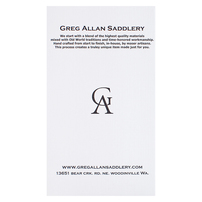 Greg Allan Saddlery (Back View)