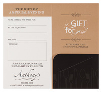 Anthony's Ristorante and Banquet Center (Inside Flat View)