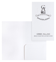 Greg Allan Saddlery (Stack of Two Front and Inside View)