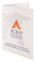 Accreditation Council for Business Schools and Programs (Front Open View)