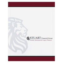 Promotional Reinforced Folders for Stuart Financial Group
