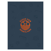 3 Pocket Folders Printed for Ocean View Sports Park