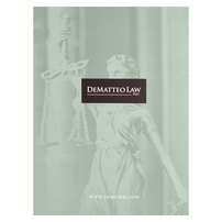 Tri-Fold Folders Printed for DeMatteo Law, PLLC