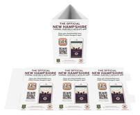 New Hampshire Fish and Game Department (Stack of Two Front and Back View)