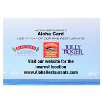 Aloha Restaurants (Back View)