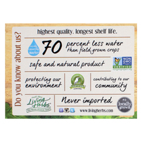 North Shore Living Herbs (Back View)