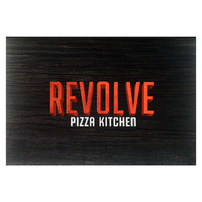 Printed Card Folders for Revolve Pizza Kitchen
