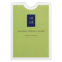 Promotional Document Sleeves for Sixteen Twenty-Eight