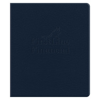 Promotional Leather Like Binders for FirstLine Financial
