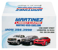 Martinez Used Cars (Back Spine View)