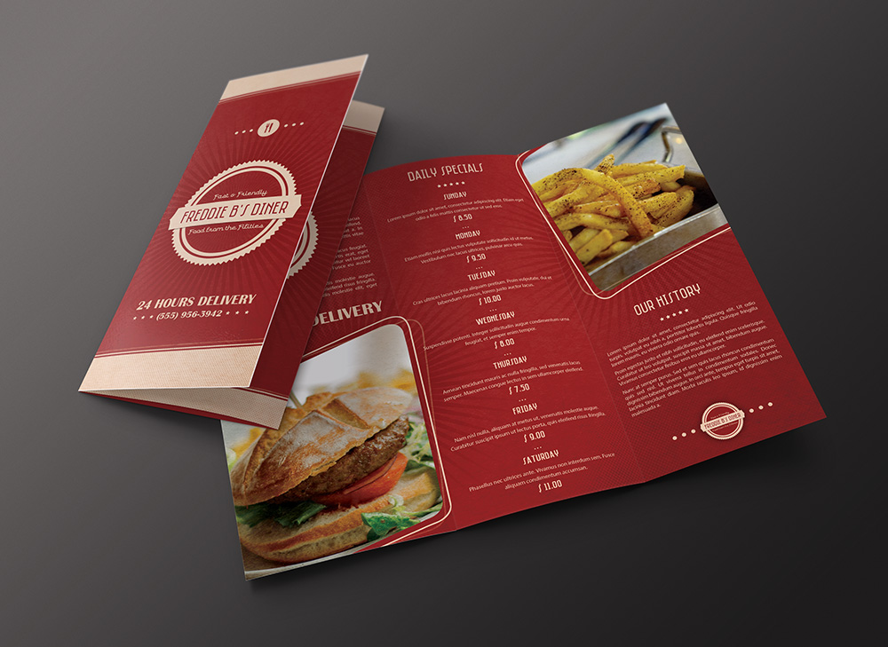Print Design - Freddie b Diner 02
