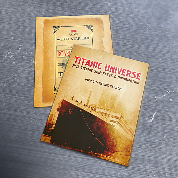Print Design - Titanic Universe Flyers