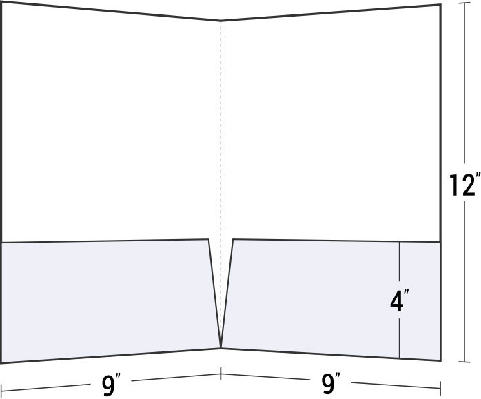 Full Color Presentation Folders, 4Color Process 2Pocket Folder Printing