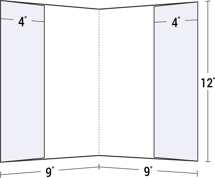 Custom Printed 2 Vertical Pockets Presentation Folder