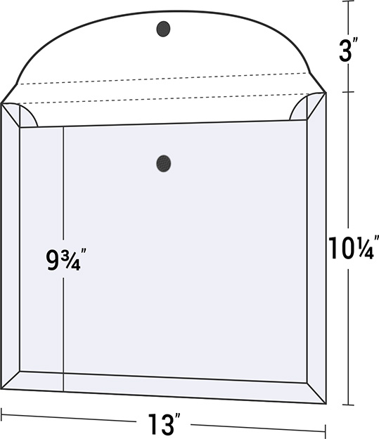Expandable Portfolio Folder with Velcro Closure Custom Folders